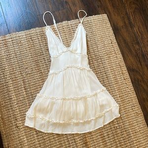 Illa Illa White Ruffle Dress